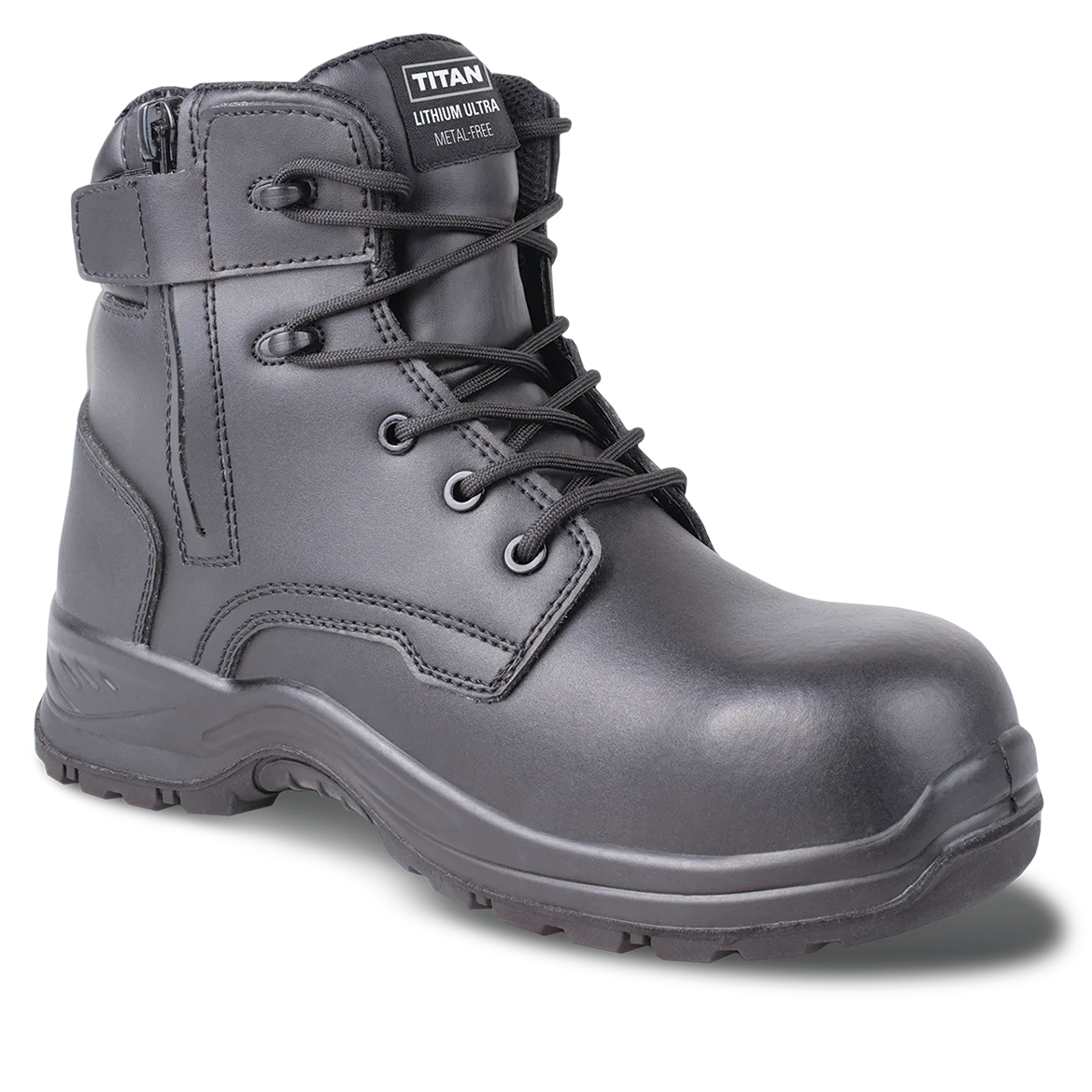 Titan Lithium Ultra Safety Boot — Black